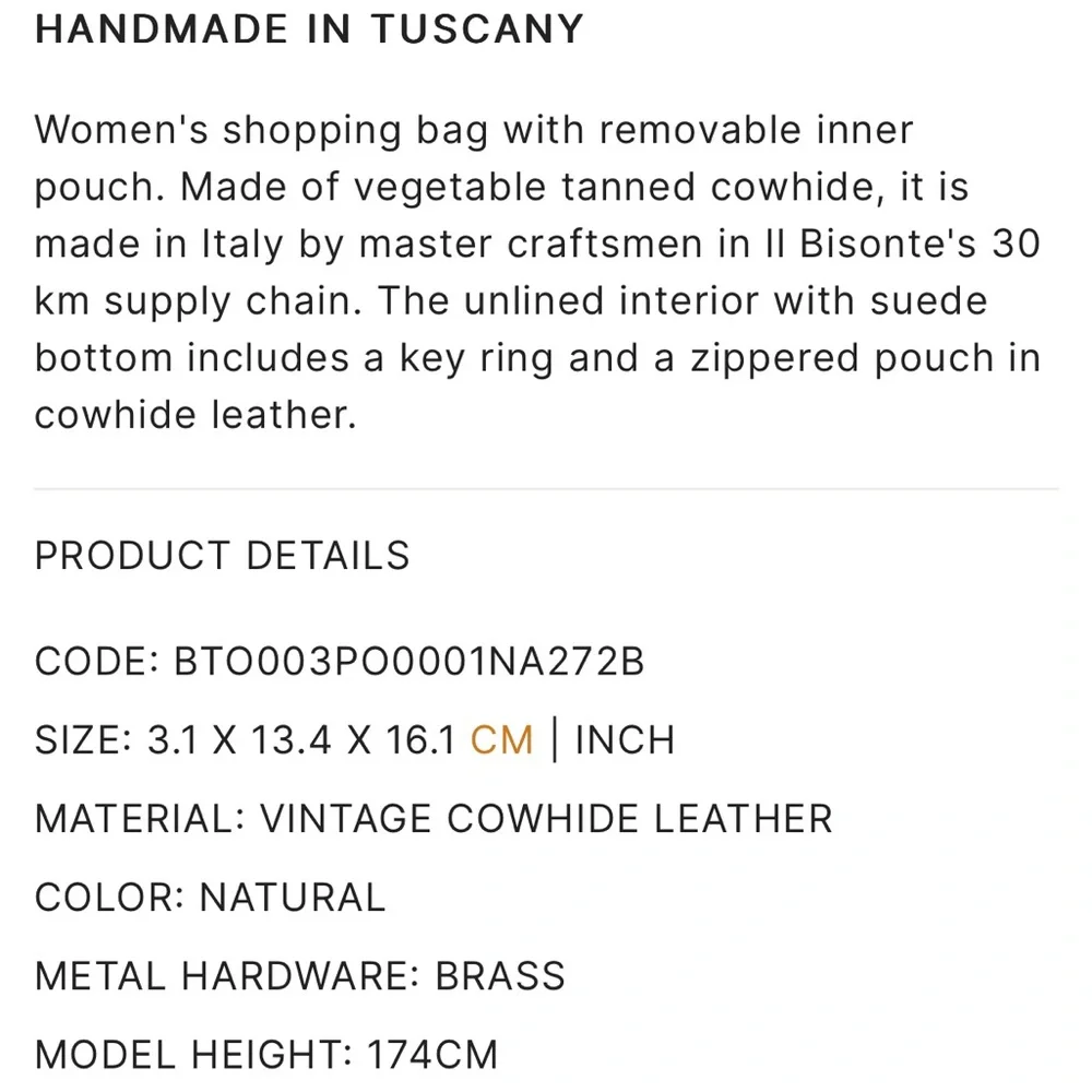 Il Bisonte Talamone Tote Bag - Picture 11 of 11